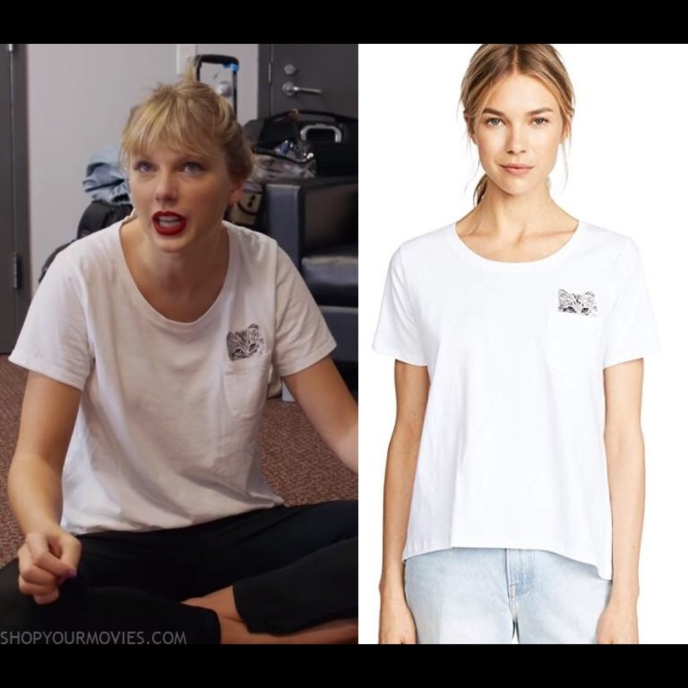 NWT Paul & Joe Sister Glendale cat shirt in white